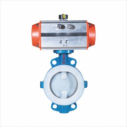 D671F4-F46氣動(dòng)對(duì)夾蝶 閥